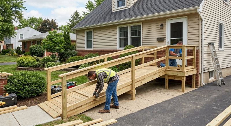 Accessible Ramp Construction in Wilmington, NC