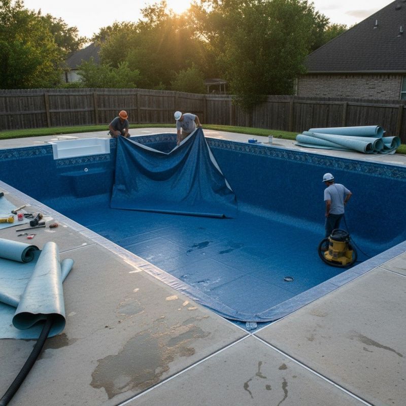 Vinyl Pool Liner Replacement detail