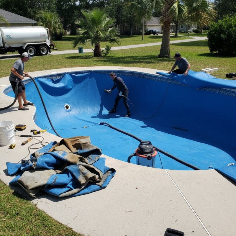 Vinyl Pool Liner Replacement detail