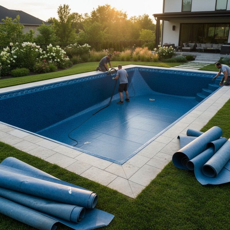Vinyl Pool Liner Replacement detail