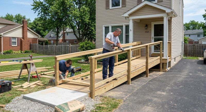 Stair Ramp Construction in Wilmington, NC