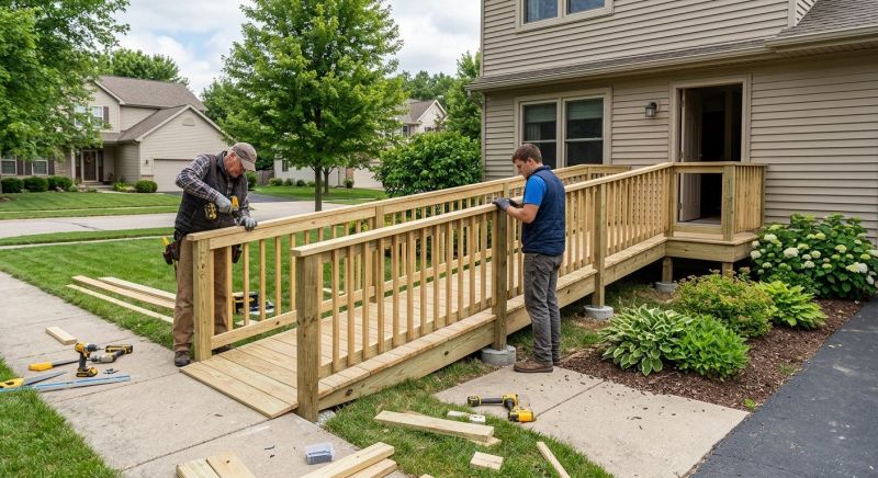 Stair Ramp Construction in Kansas City, KS